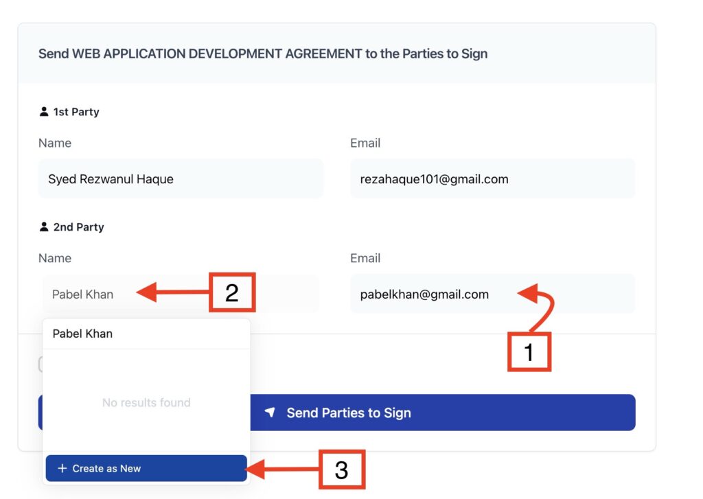 Create a signer